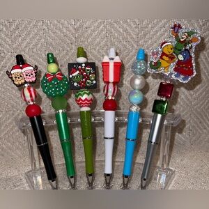 Festive Beaded Pens
